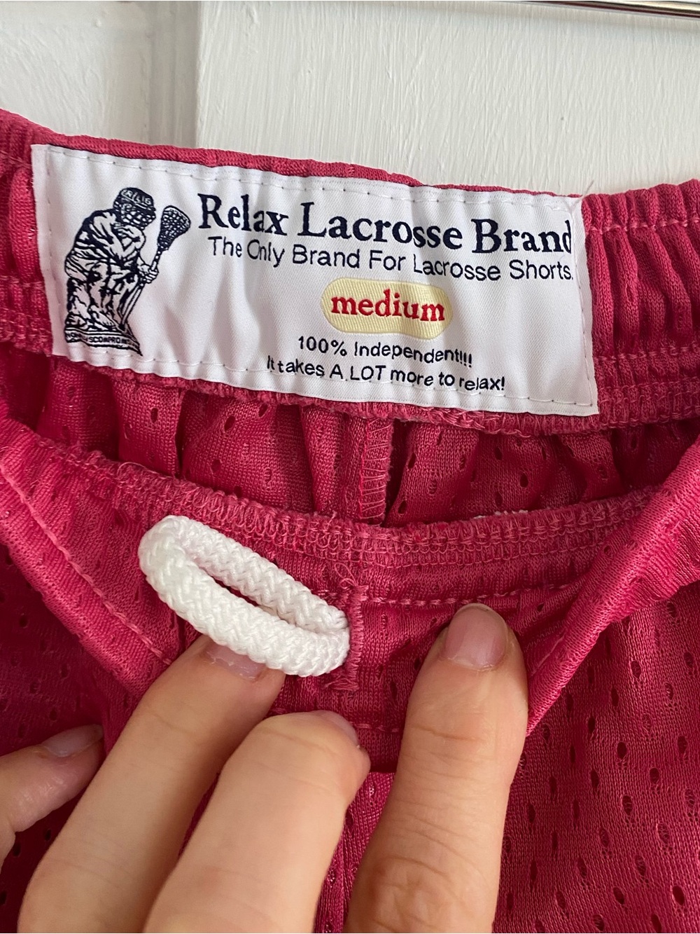 NWOT Relax Lacrosse Brand LAX Shorts 6.5 inch Hot Pink - Picture 9 of 9